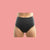 BP3 Underwear Washable Absorbent Sporty High Waist knickers for light leaks, periods, discharge & sweat (Large)