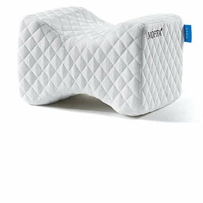 Memory Foam Contour Knee Pillow Leg Support for Side Sleeping Gray 