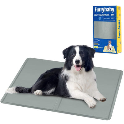 furrybaby Dog Cooling Mats, Self Cooling Mat For Dogs, Non-toxic Gel Dog  Cool Mat Ice Pad for Indoor Outdoor Dog Bed Crates (Grey, X Large 81x96cm), BargainFox.com