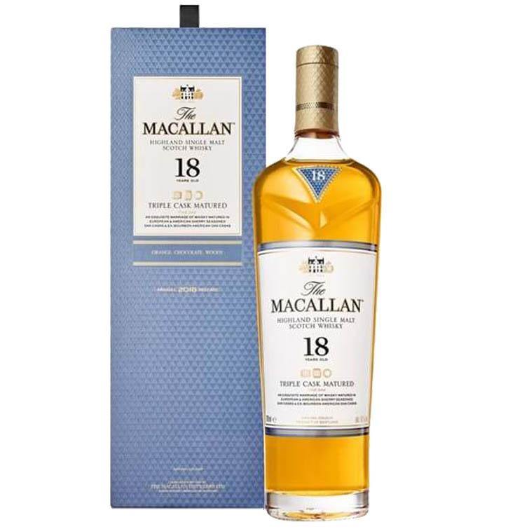 Buy The Macallan 18 Year Old Triple Cask Single Malt Scotch Whisky Whiskydirect Com Au