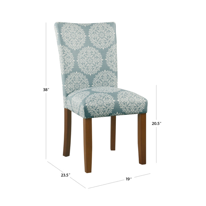 blue print parsons chair