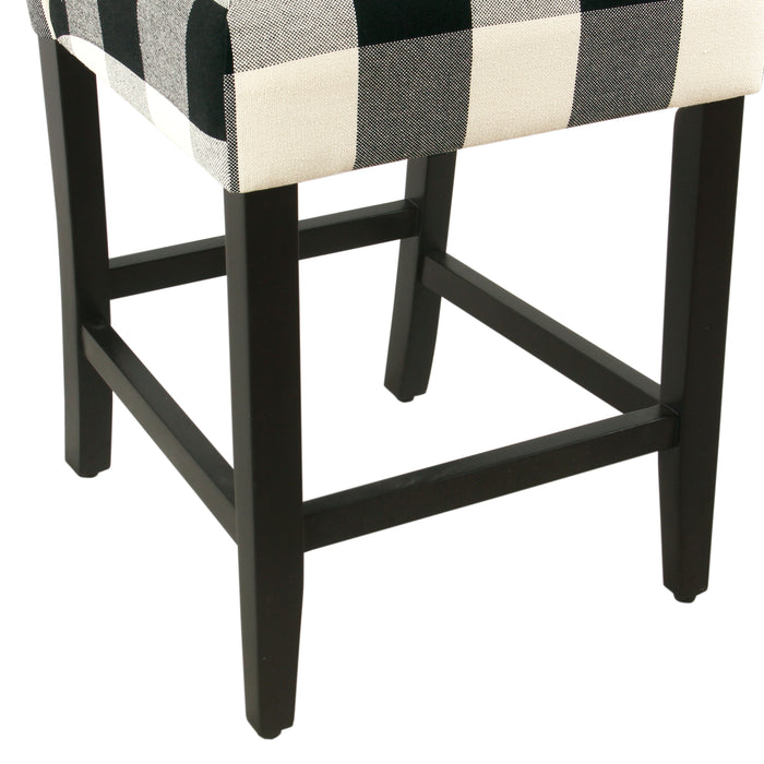 buffalo check counter height chairs