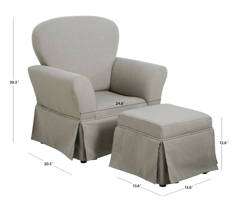 kids chair and ottoman