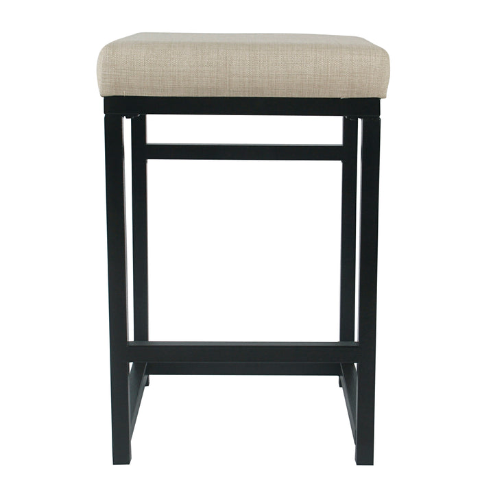 brown vanity stool