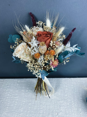 Dried wedding bouquet preserved rose
