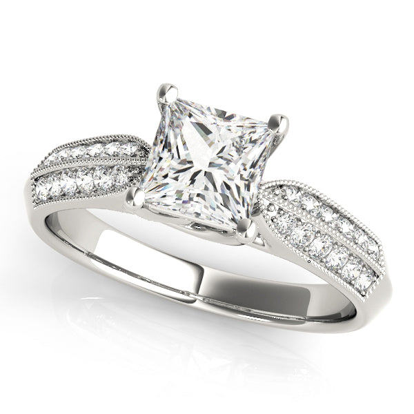 Square Engagement Ring M82891-D
