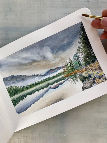 A Step-By-Step Watercolor Landscape Tutorial – Anne Kostecki Design ...