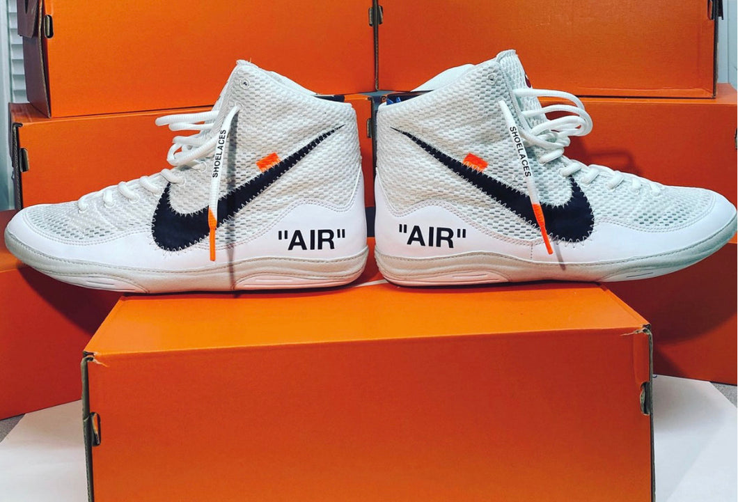 nike off white wrestling shoes