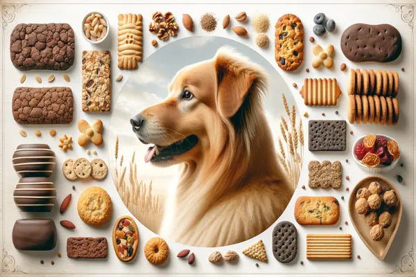 Dogs with Biscuit