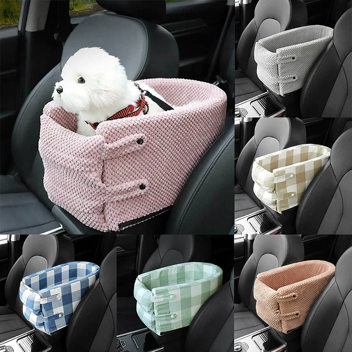 Waggle Portable Pet Dog/Cat Nonslip Car Seat With Seat Belt for Pet Safety #BESTSELLER