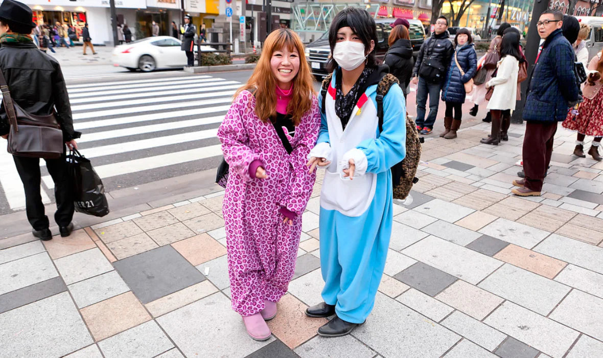 Deux femmes japonaises en kigurumi