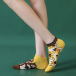 Load image into Gallery viewer, Mismatch Animal Low Socks 4-Pack
