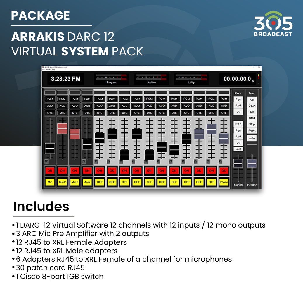 305 BROADCAST - ARRAKIS DARC 12 VIRTUAL SYSTEM PACK