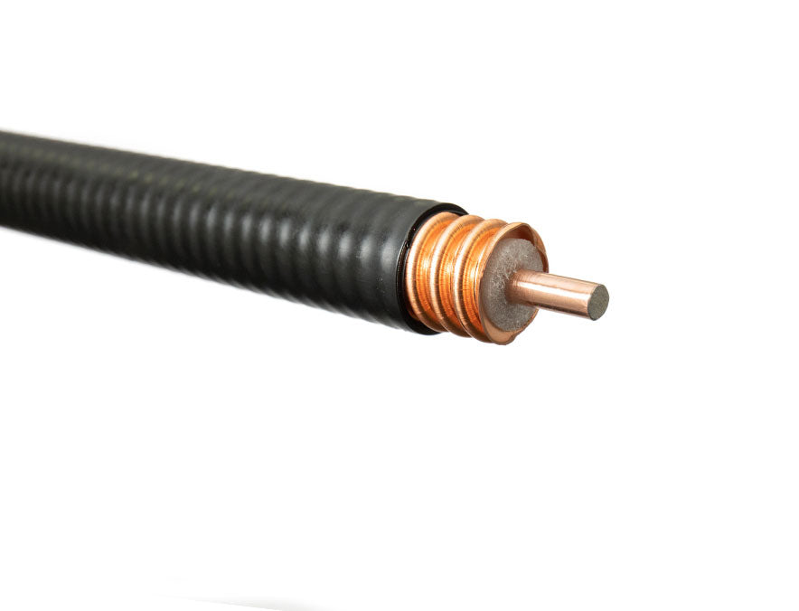 Cable coaxial c/term f negro 7.5 m