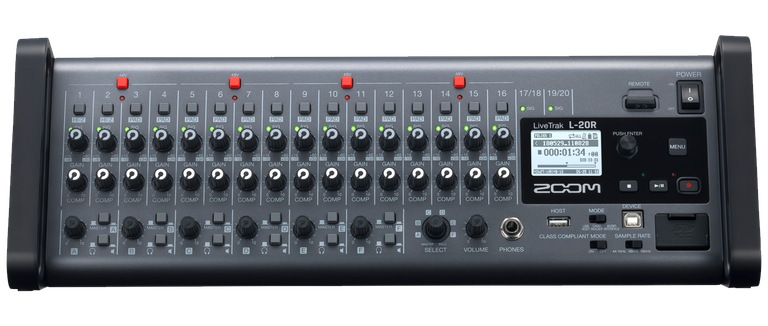 Zoom LiveTrak L-12 - Digital Mixer & Multitrack Recorder