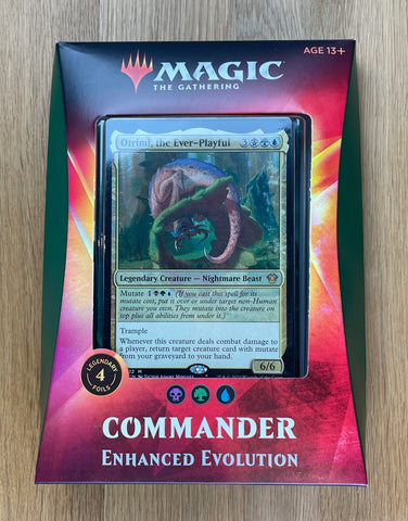 Magic: The Gathering Commander Legends – Reap the Tides | 100 Card  Ready-to-Play Deck | 1 Foil Commander | Blue-Green