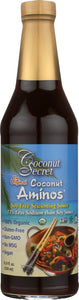 COCONUT SECRET: Coconut Aminos Soy Free Seasoning Sauce, 16.9 oz