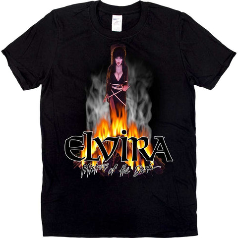 Elvira Comic Witch Orange Mens Tshirt – Elviras Bootique