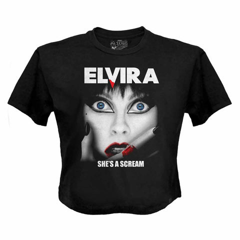 Elvira Shes A Scream Long sleeve T-shirt – Elviras Bootique