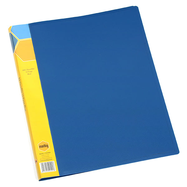 marbig® display book a4 10 page#Colour_BLUE 