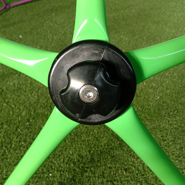 * The hard climbing grips are specially designed for the kids, which are small enough so that our kids can easily grab them. Do not worry, all of the grips are made by high-density polyethylene (HDPE), which are safe to use.