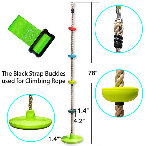 JumpTastic Climbing Rope for Kids, Outdoor Play Equipment