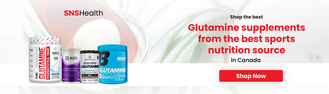 Glutamine Supplements from best sports nutrition source in Canada