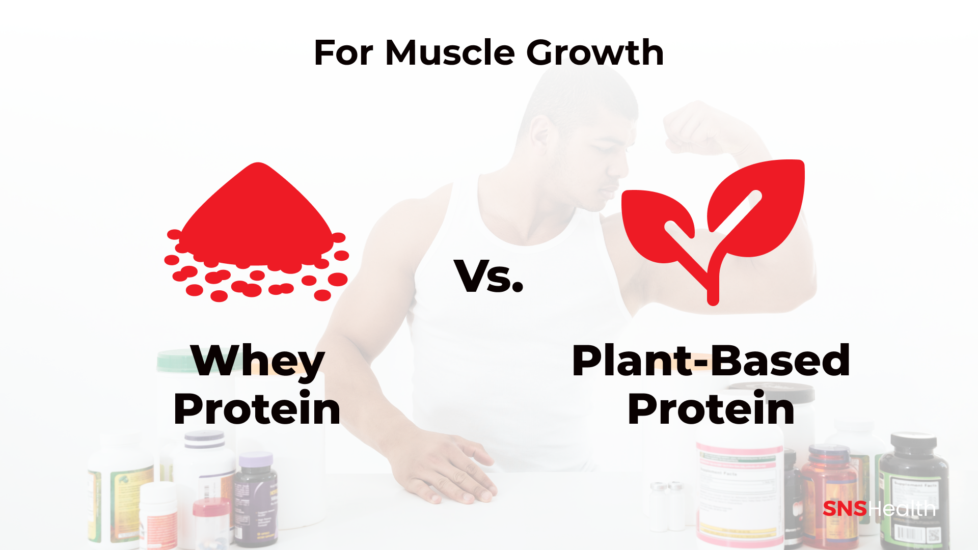 Whey Protein vs Protéines végétales – pour la croissance musculaire