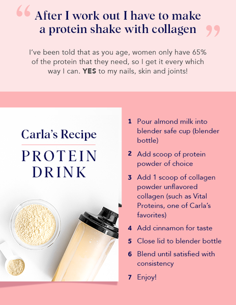 Carla's Recipe | Protein Drink