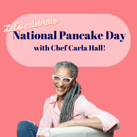 Chef Carla Hall Celebrates National Pancake Day