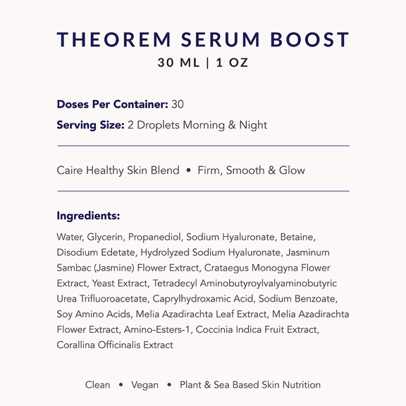 Theorem Serum Boost 30mL + The Grown Up Moisturizer 50 mL