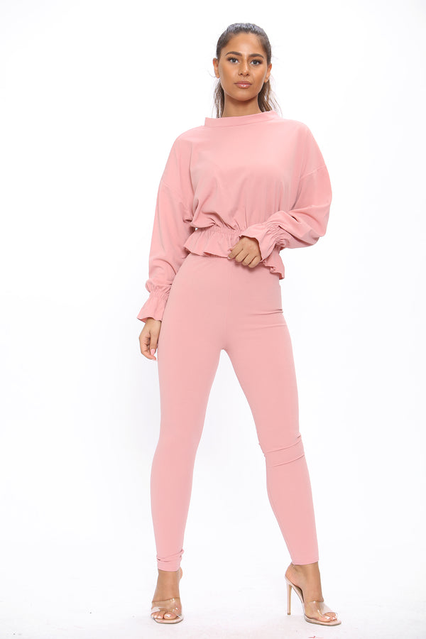 Jerry Dusty Pink Co-ord Set