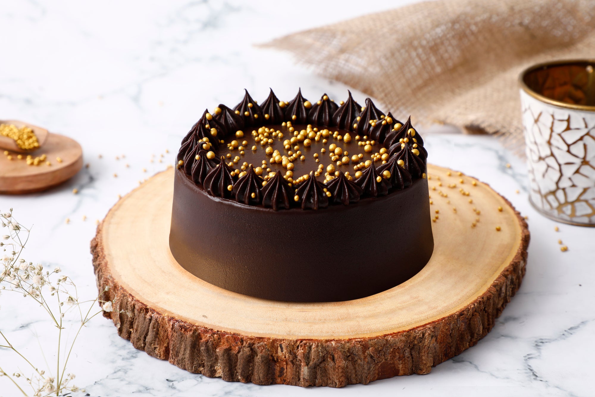 Buy Fresho Signature Chocolate Cheese Cake - Eggless Online at Best Price  of Rs 249 - bigbasket