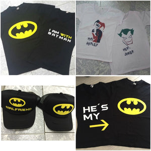 Pkt Playeras Batman Novios Pareja Personalizadas – Nessie`s Collections