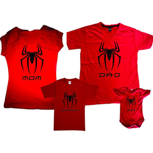 Pkt 9 Familia Spiderman Personalizadas – Collections