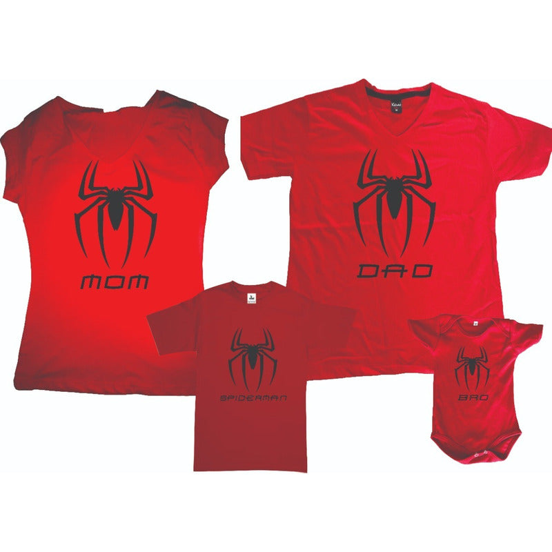 Top 34+ imagen playeras de spiderman para familia