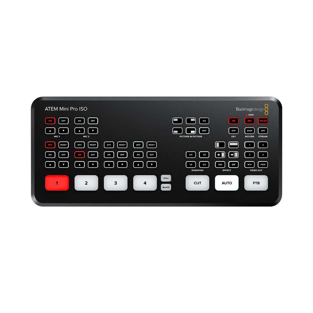 blackmagic design atem mini pro iso