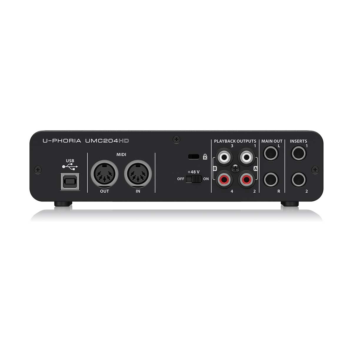 behringer u phoria umc204hd usb audio interface