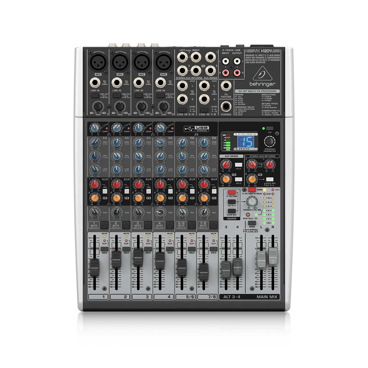 behringer xenyx x1204usb mixer software