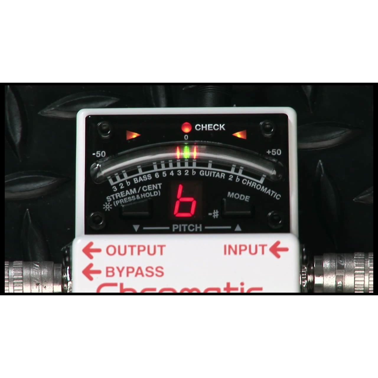 boss bass tuner pedal