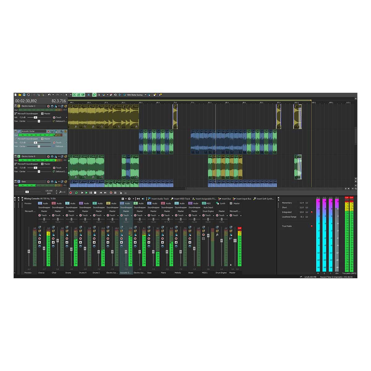 Mixcraft 9 Pro Studio Digital Audio Workstation for Windows - Sounds Easy