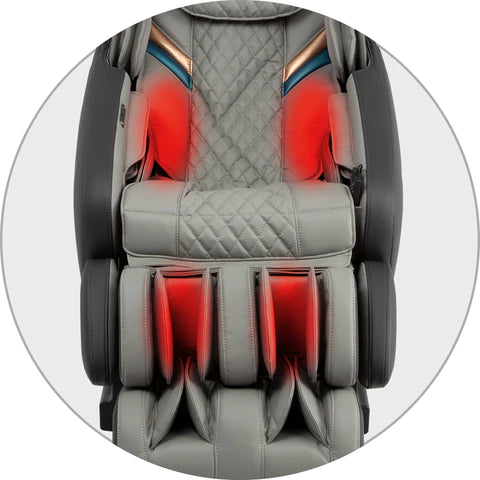 Heat on lumbar & calves on Osaki OS-Pro Admiral II Massage Chair