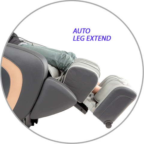 Auto Leg Extend : Up to 7.1" on Osaki OS-Pro Admiral II Massage Chair