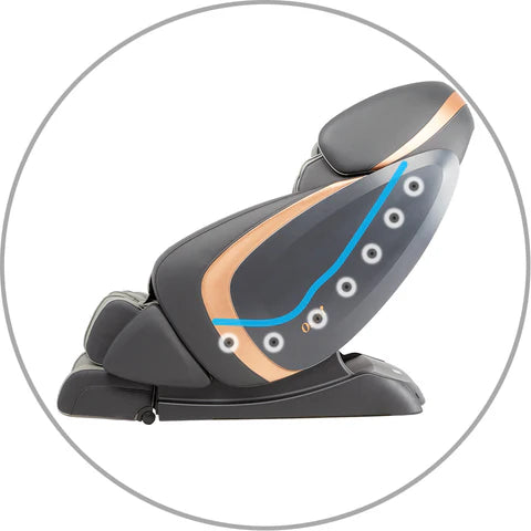 L-Track Massage of Osaki OS-Pro Admiral II Massage Chair