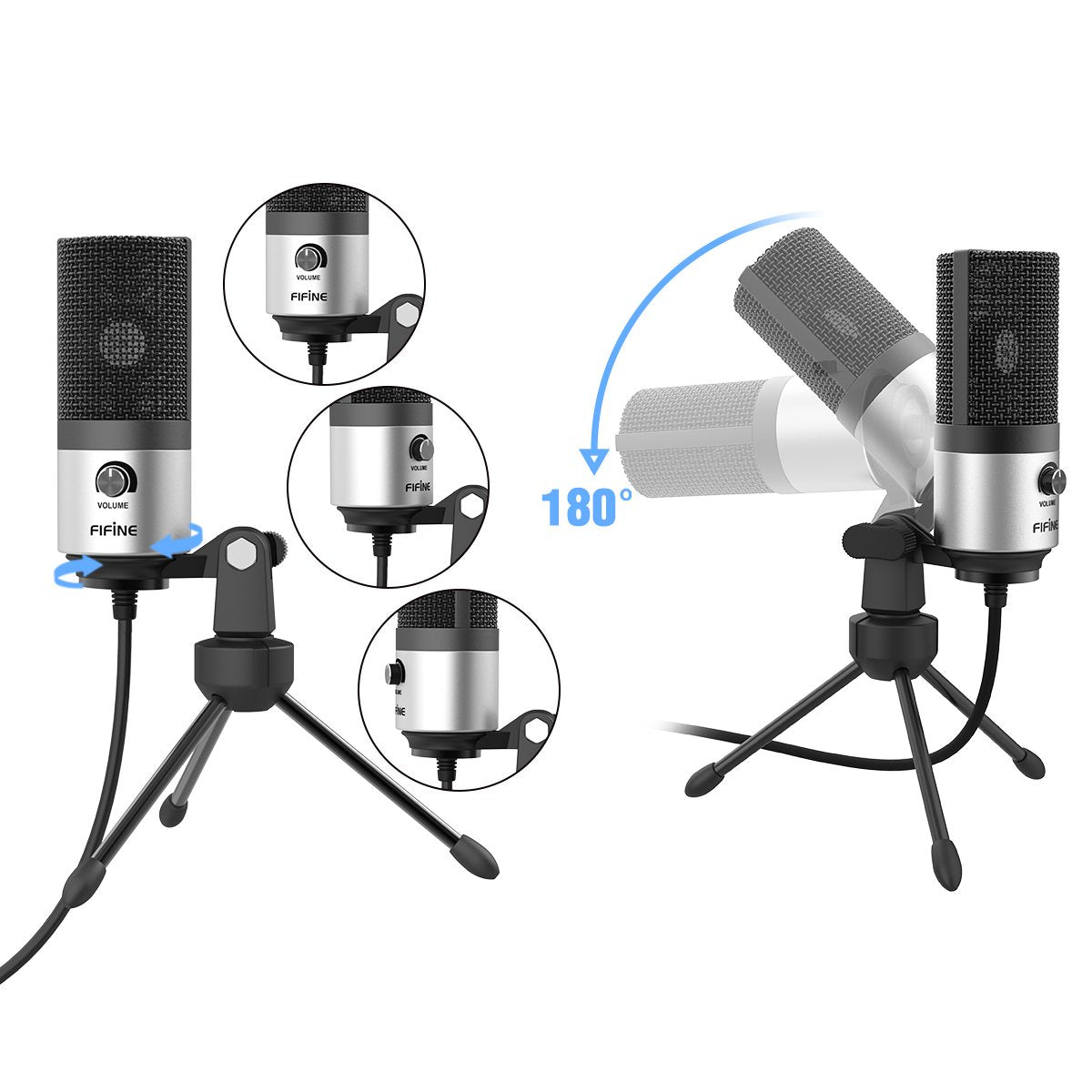 Как настроить fifine k669 usb микрофон