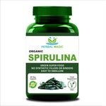 Please select one - Organic Spirulina Powder (100g) or Capsule (60) High in Protein, Calcium and Vitamins, B12, Nutrient Rich Superfood - Whole Plant Used