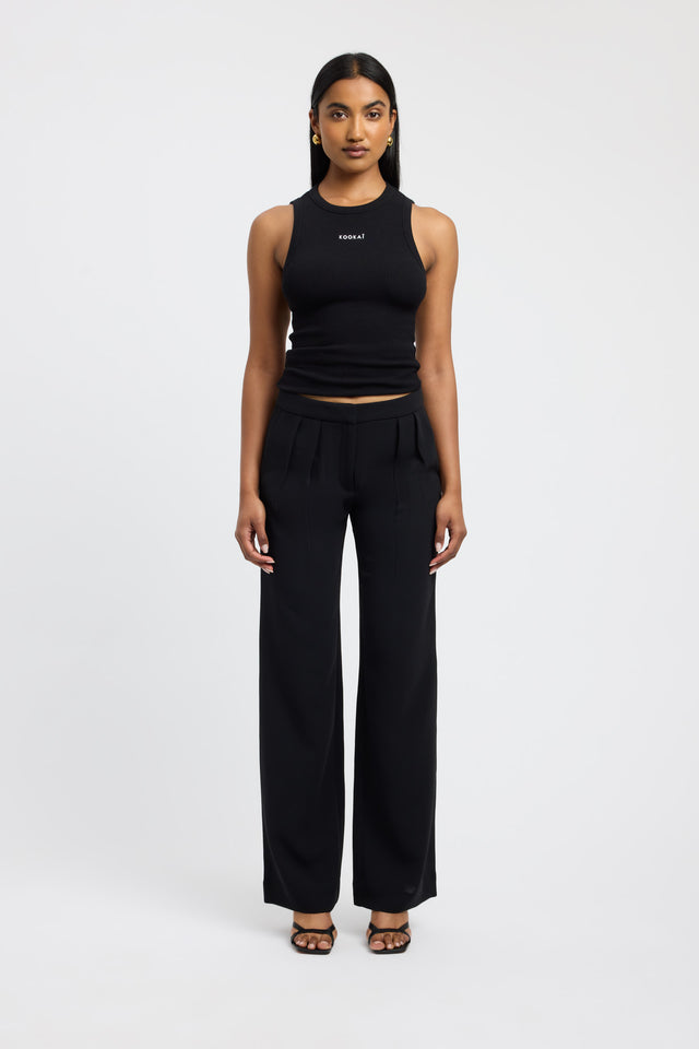 Buy Oyster Tailored Pant Black Online