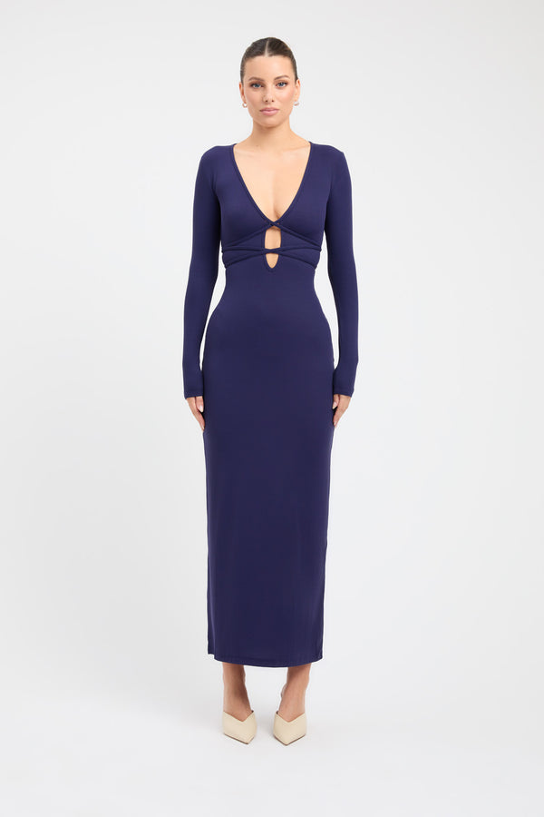 Buy Sereya Maxi Dress Navy Night Online | Australia