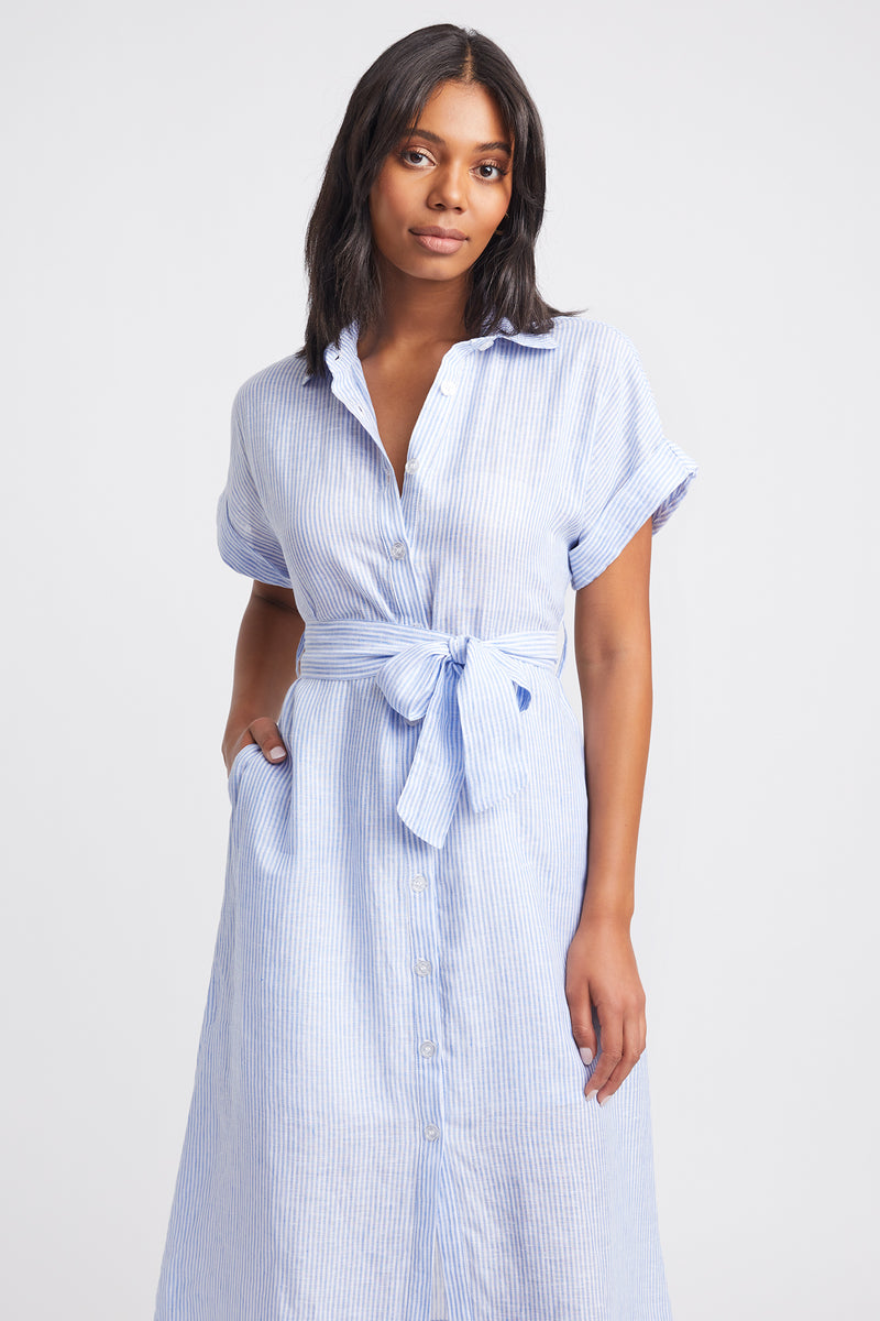 Laguna Stripe Shirt Dress – KOOKAÏ Australia