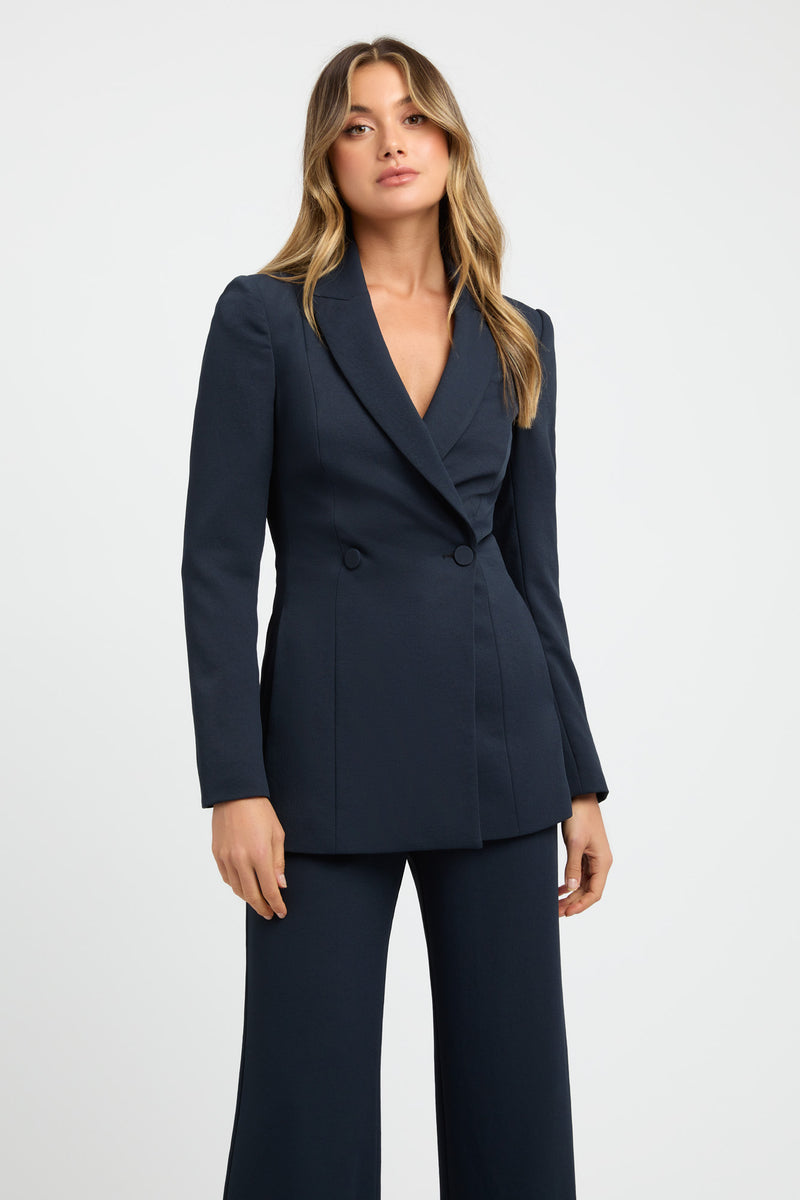 Buy Oyster Slim Blazer Navy Eclipse Online | Australia